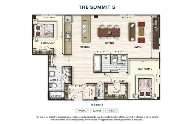 Floorplan - The Pinnacle @ 65