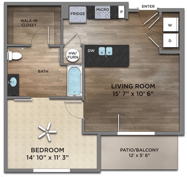 Floorplan - Century Baxter Ave