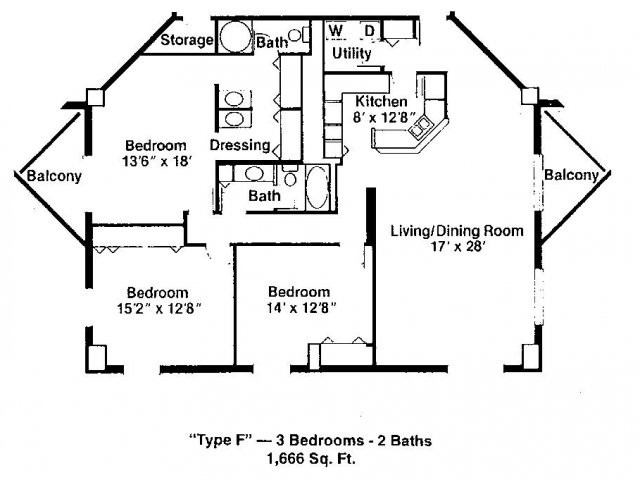 Floorplan - Fordem Towers