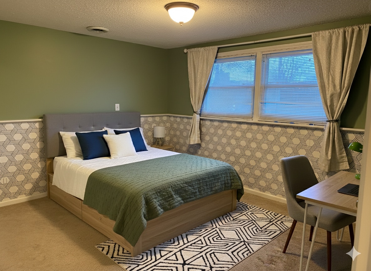 Downstairs bedroom - 3309 Winston Dr
