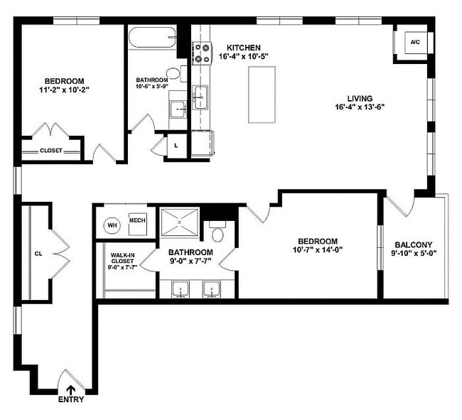 B6 Floorplan w Dimensions - Maple and Main