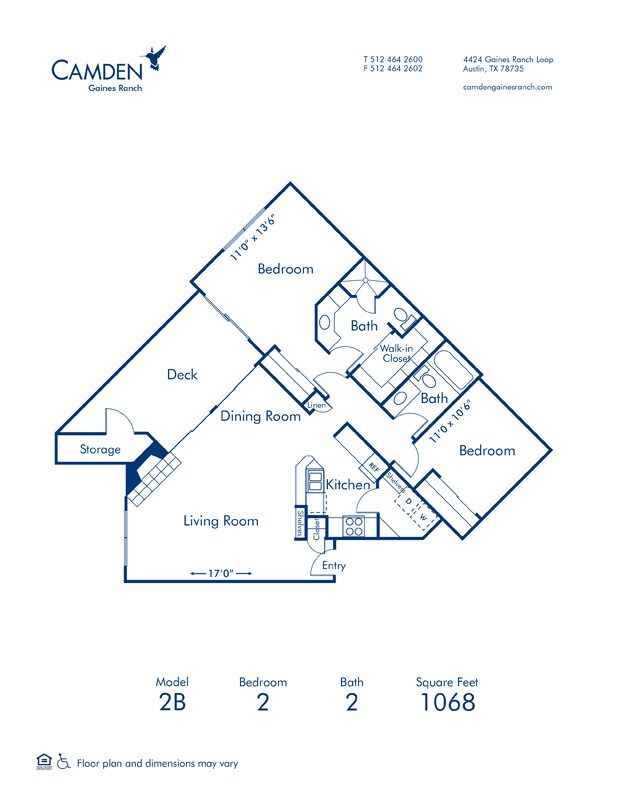 Floorplan - Camden Gaines Ranch