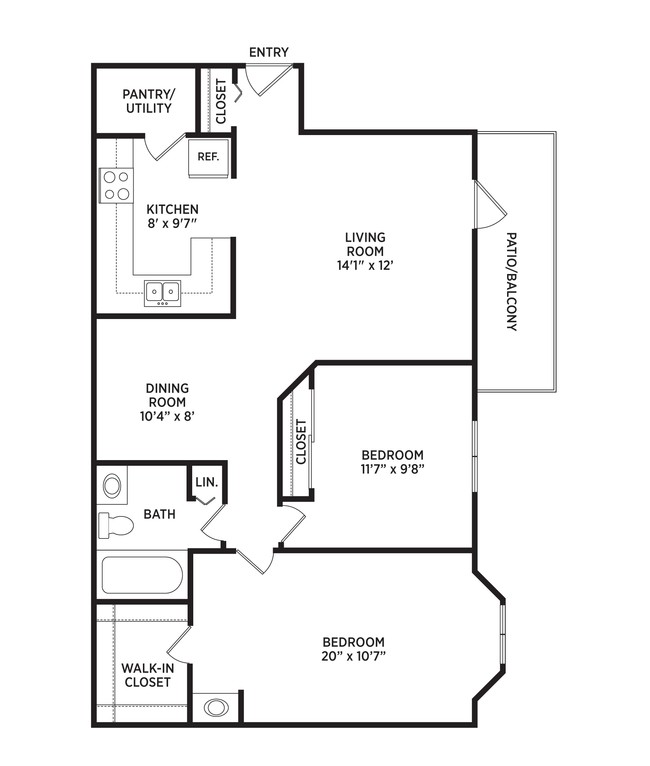 Floorplan - Arbor Glen Apartments