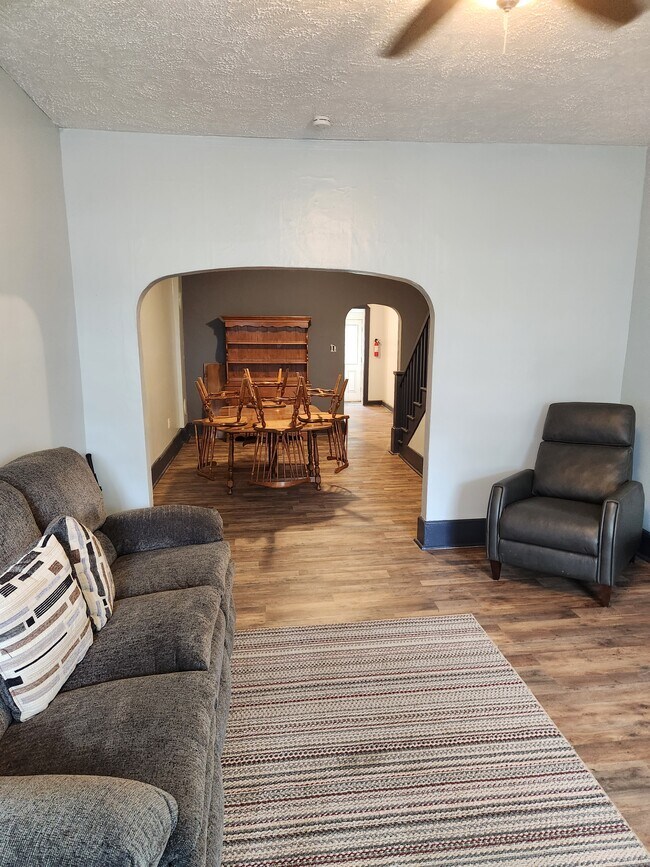 Living Room Angle Two (Common Area) - 117 W Piedmont St