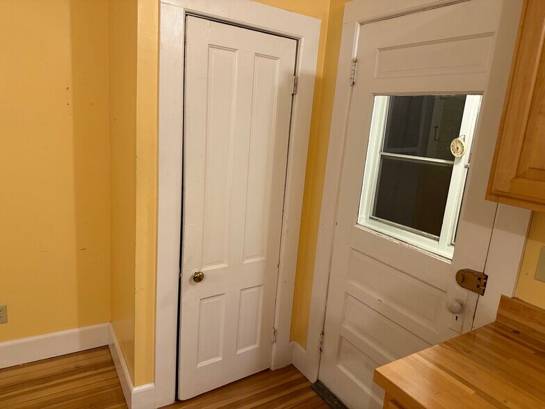 Kitchen Rear Entry Door to Apartment - 274 Prospect St