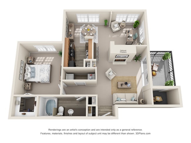 Floorplan - TalaVera Apartments