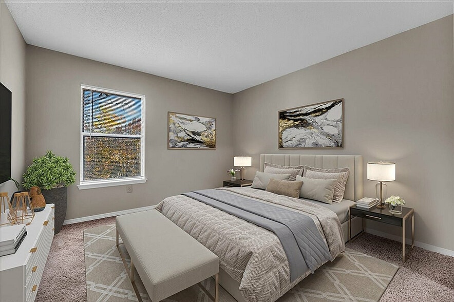 Experience luxury living in this beautifully designed bedroom, perfect for relaxation and comfort. - Woodbrook