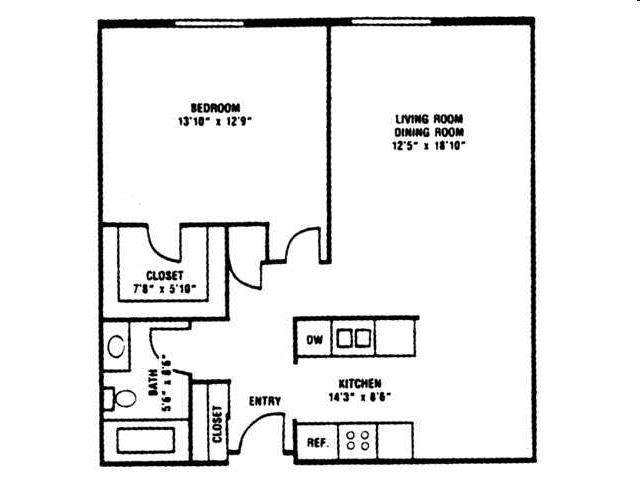 1BR/1BA - CARRIAGE GREEN