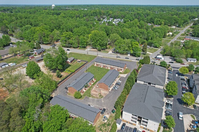 Aerial Photo - Church and Flint