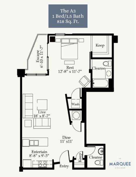 Floorplan - Marquee at Belle Meade