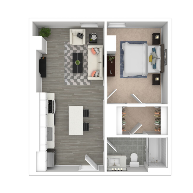 Floorplan - Residences on the Lane - 62+