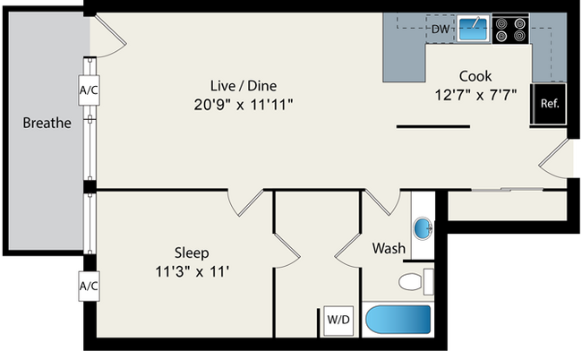 Floorplan - Reside on North Park