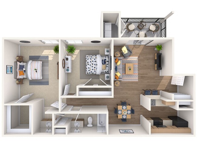 Floorplan - Urban Palms Apartment Homes