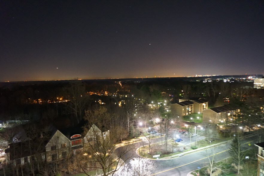 View from Living Room & Master Bedroom…glow from Tysons Corner, Bethesda and others on the horizon - 11776 Stratford House Pl