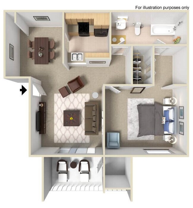 Floorplan - Wyoming Place Apartments