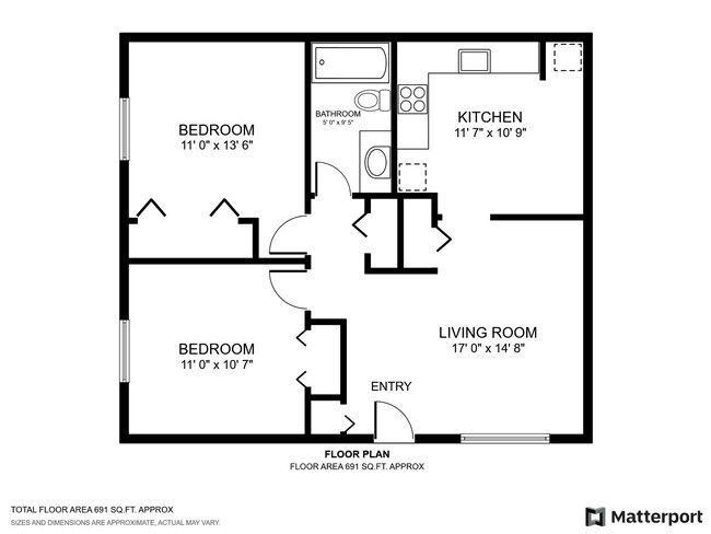 Floorplan - Rosemere Flats | 1-3 Bedroom Apartments in...