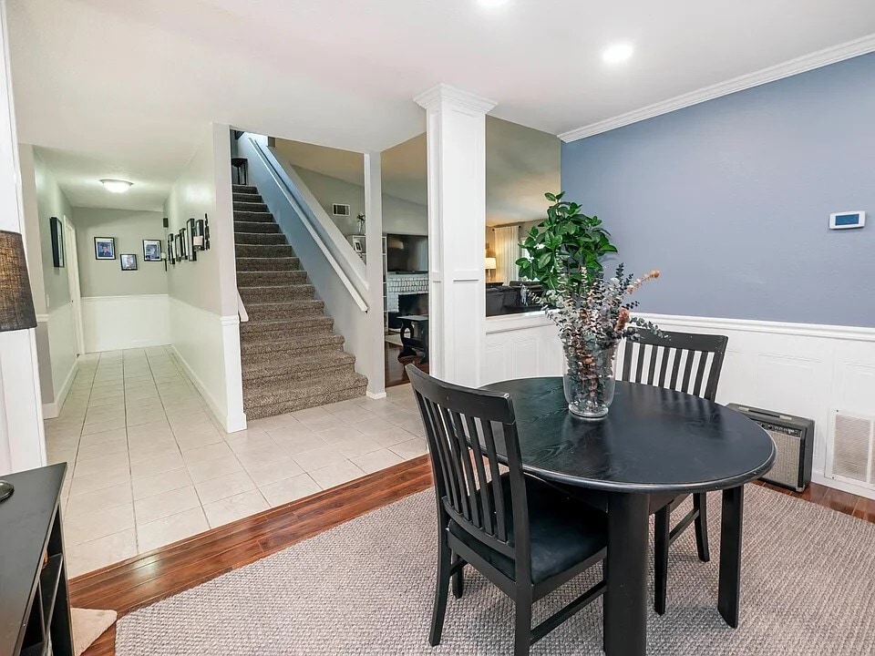 View from library to hallway and stairs - 4207 Rimcrest Dr
