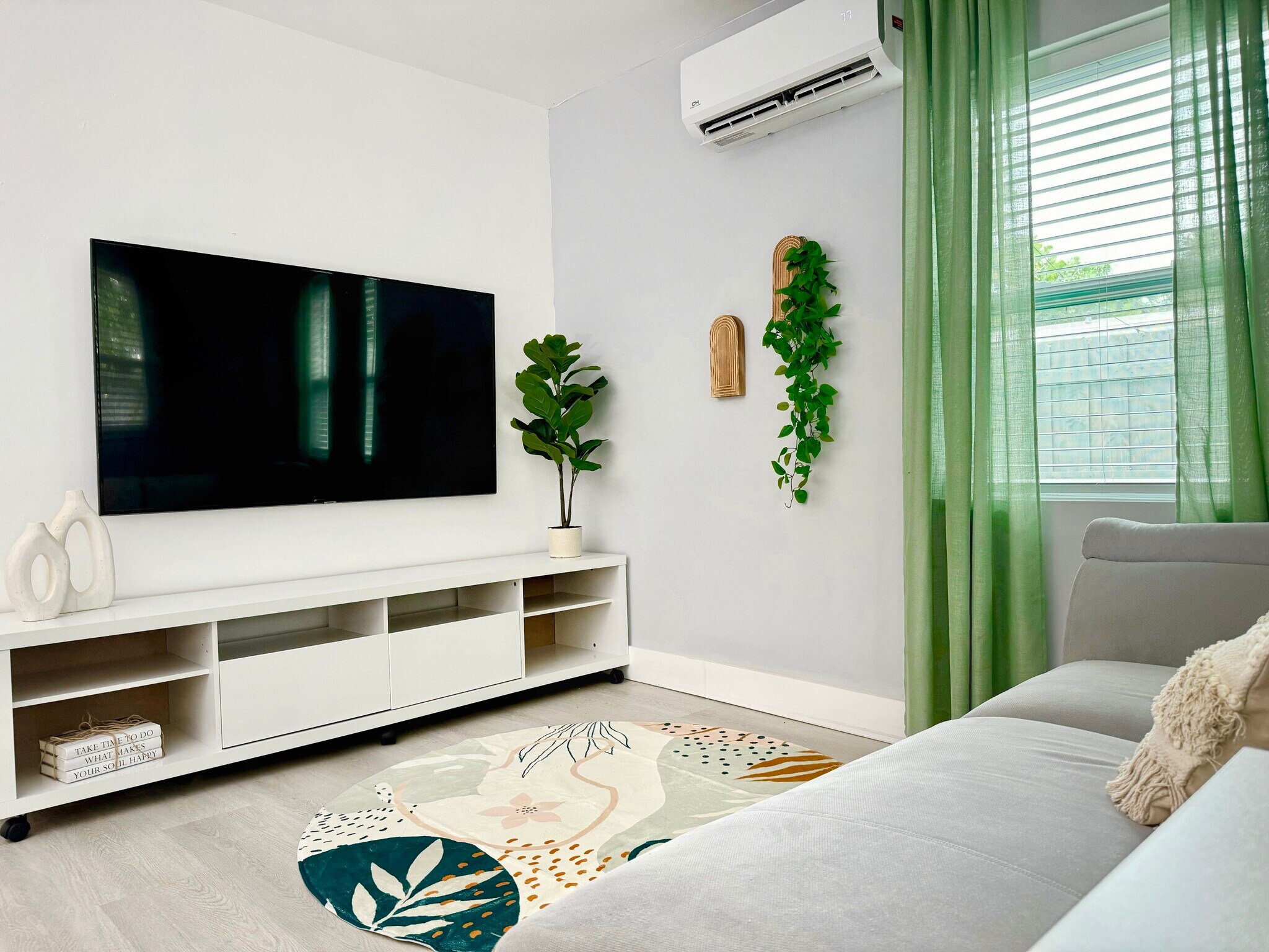 Furnished with a 55' smart TV - 941 SW 29th St