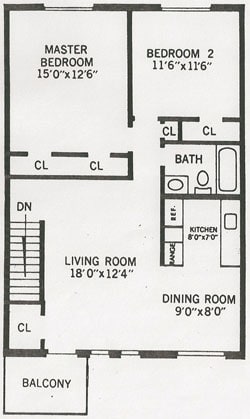 2BR/1BA - Bethpage Park Apartments