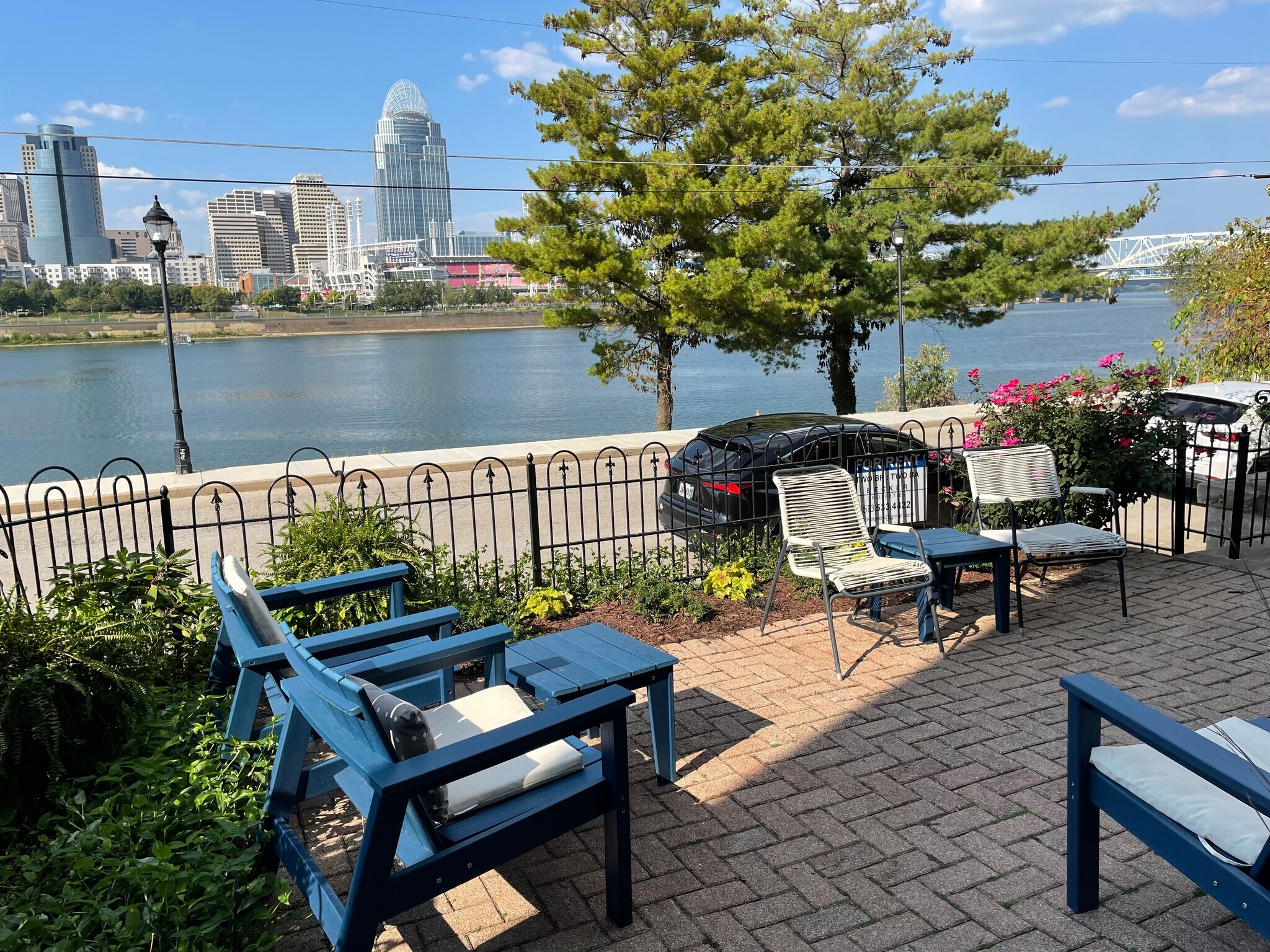 Front terrace - 225 Riverside Dr