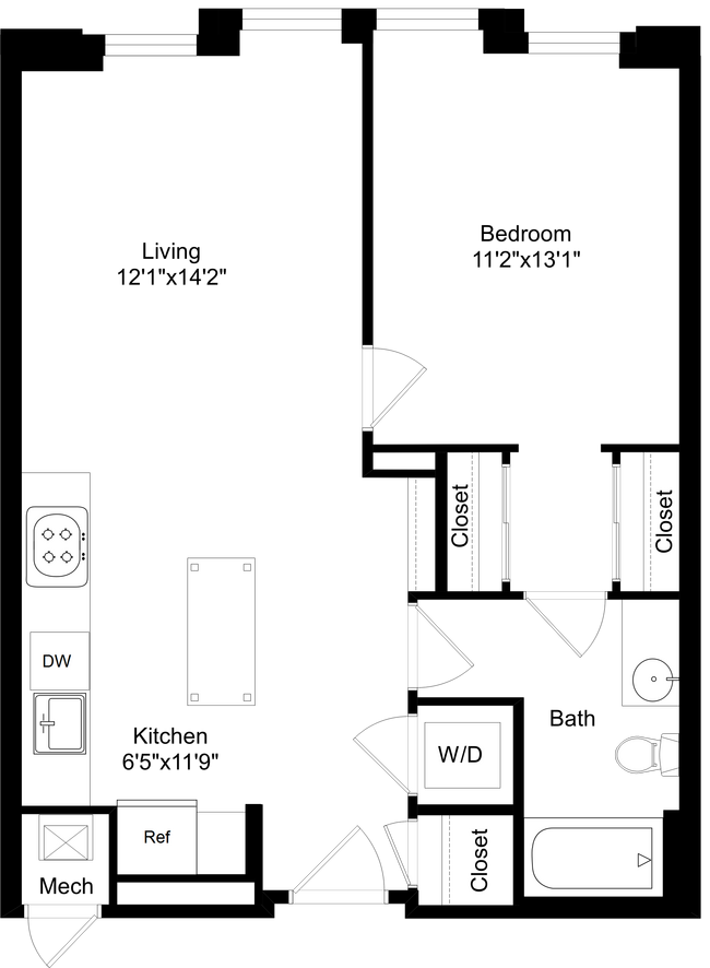 Floorplan - The Swift at Petworth Metro