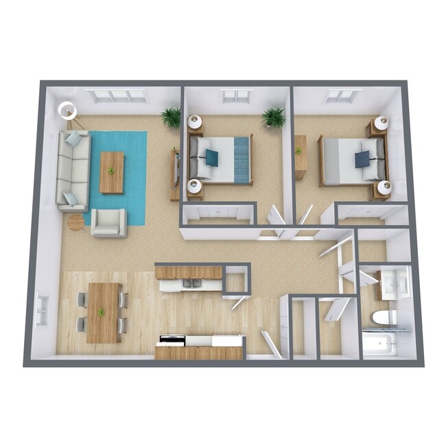 Floorplan - Sargent Apartments