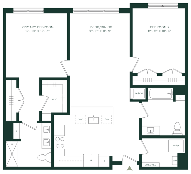 Floorplan - The Pearl at Station Bay