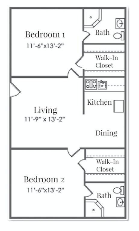 2 Bed 2 Bath - University Place