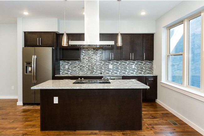 Kitchen with stainless steel appliances - 2015 S Hutchinson St