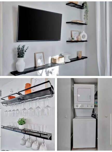 Laundry closet. Washer/dryer remain. Other furnishings not included. - 423 Parkland Ave