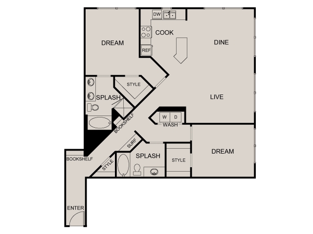 Floorplan - 7166 at Belmar