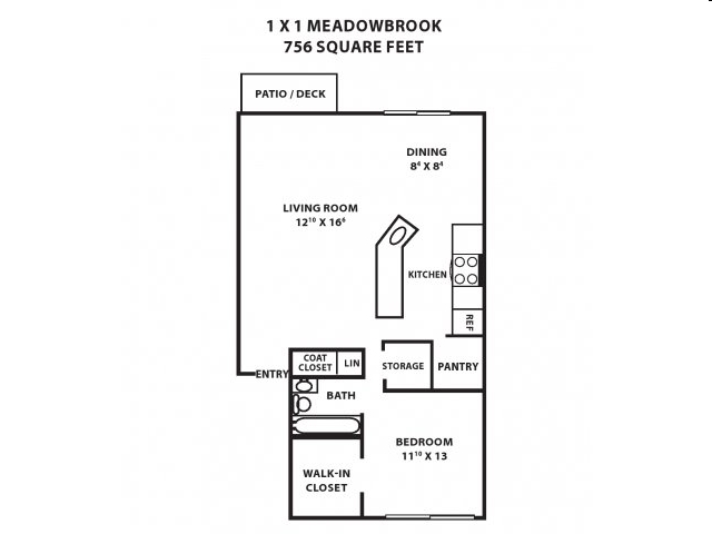 1x1 Meadowbrook - Summerfield