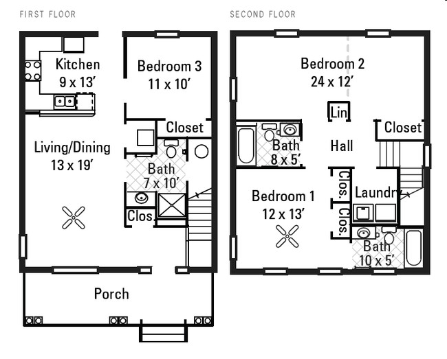 3BR/3BA - Liberty Green