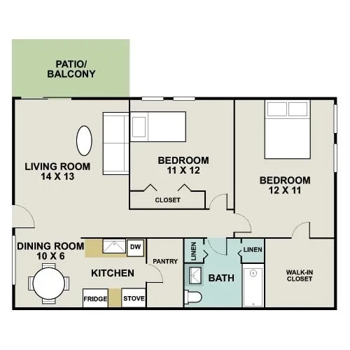 Floorplan - Collins Off Colter II