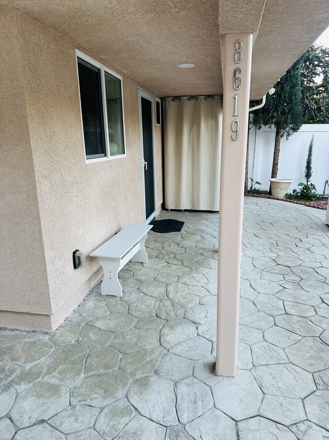 Private patio - 8619 Jayseel St