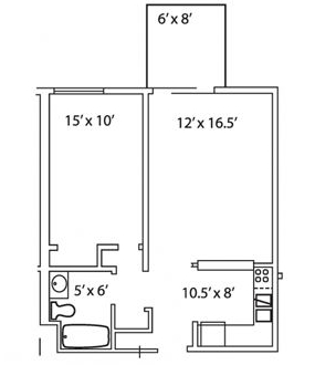 1BR/1BA - Bridge Village