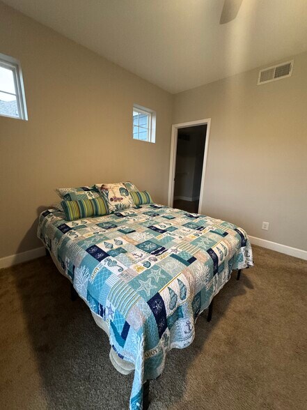 Bed linen for staging purposes only. - 8205 Lenox Creekside Dr