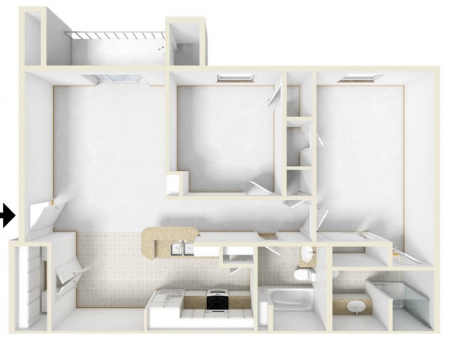 Floorplan - Tall Grass Apartments