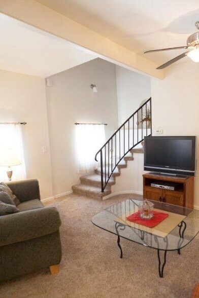 Living room and stairs to bedroom - 311 S Montezuma St