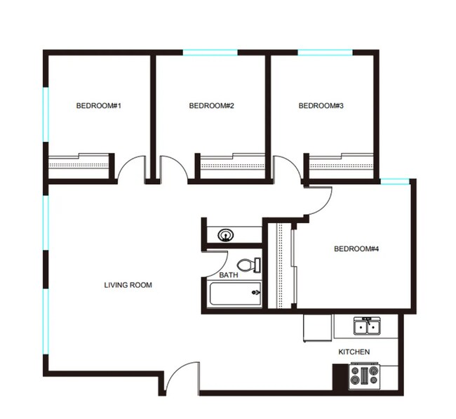 Floorplan - Alder Apartments