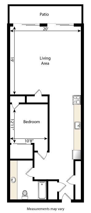 Floorplan - Zuma Apartments