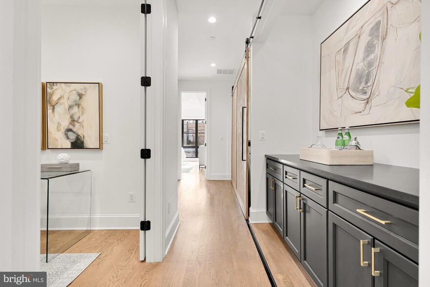 Upstairs hallway + cabinets - 70 Q St NW
