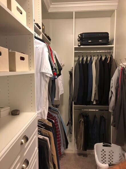 Right side of custom master closet - 7736 Tranquil Trl