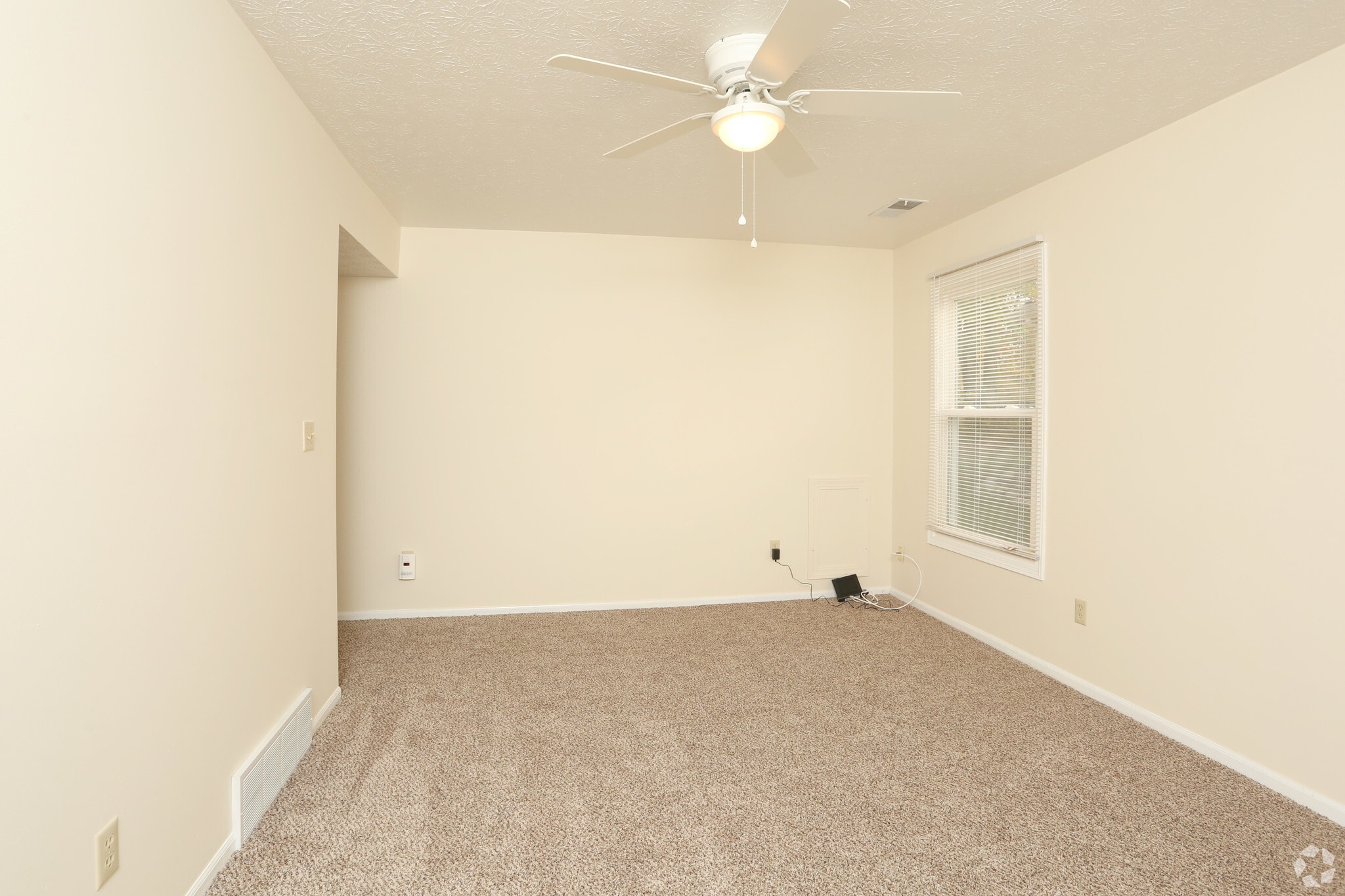 Duplex Ranch Living Room view from door - Condos on Gurley