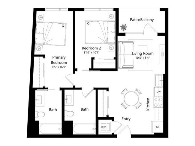 Floorplan - Lincoln/Broadway