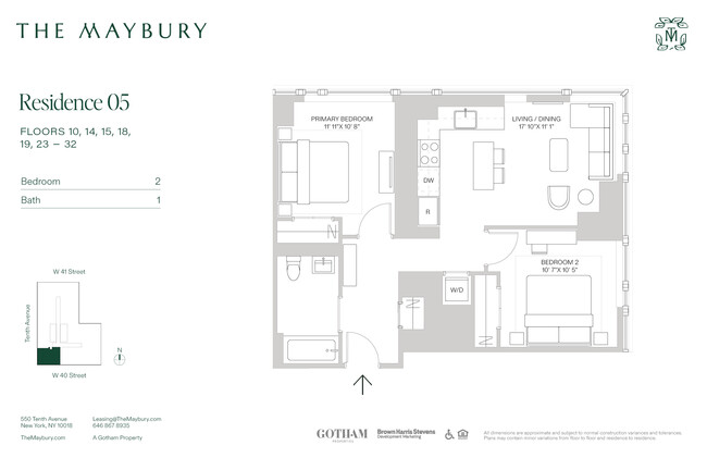 Floorplan - The Maybury