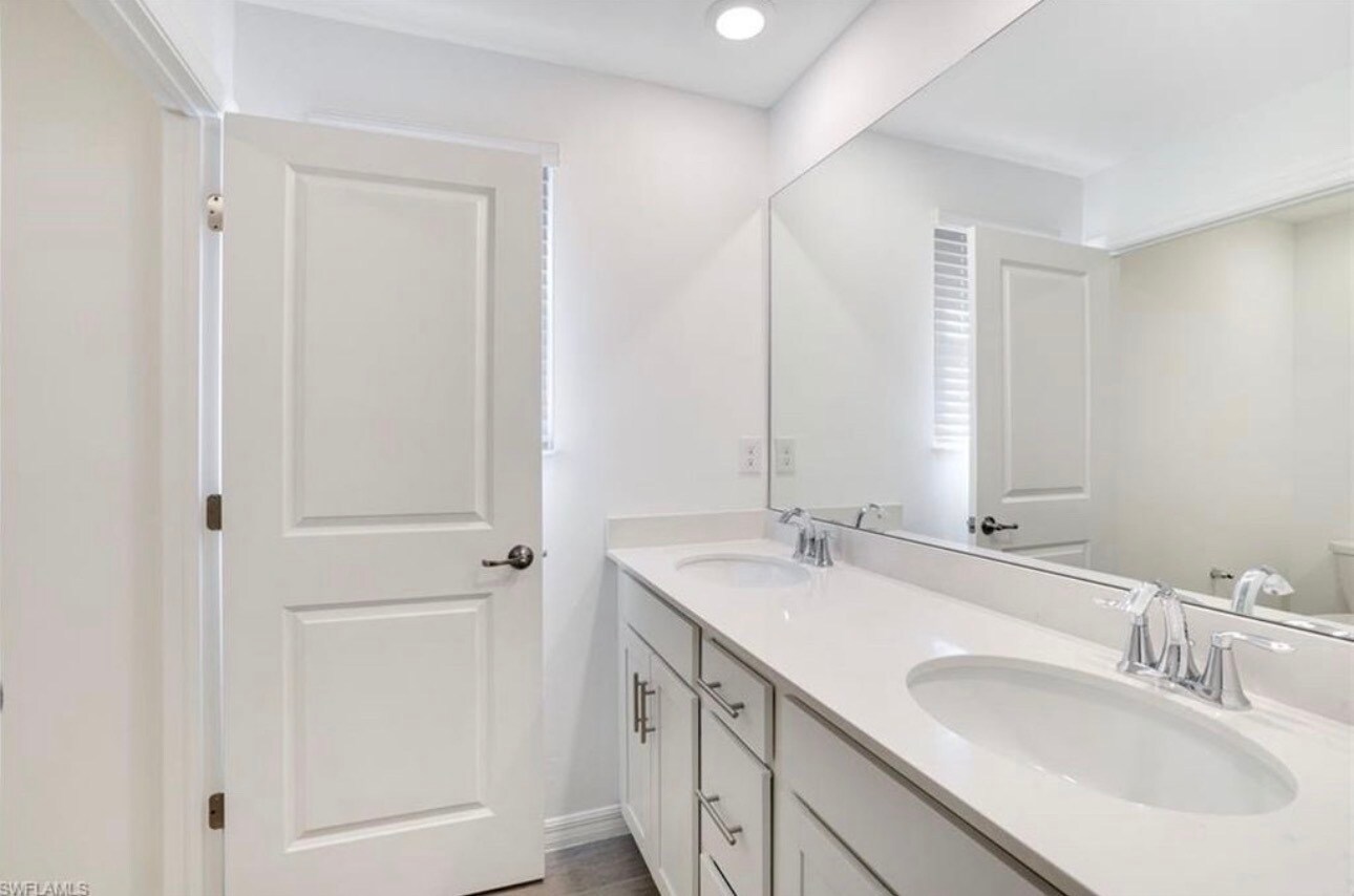 3rd bathroom, double vanity, toilet/shower room - 2340 Feather Brook Ln