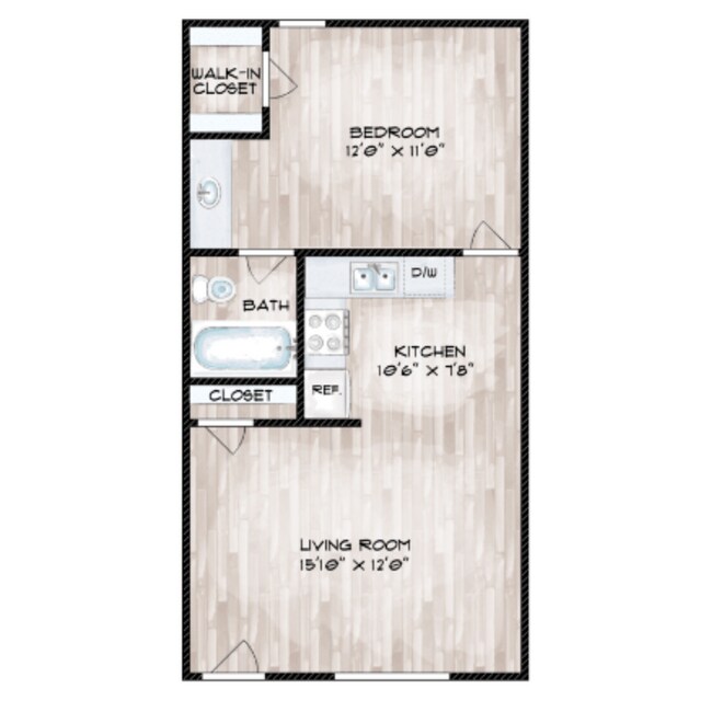 Floorplan - Escondido Apartments