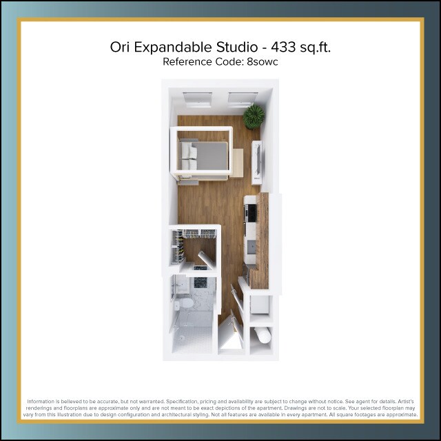 Floorplan - The Residences at East 801 Whiting Street