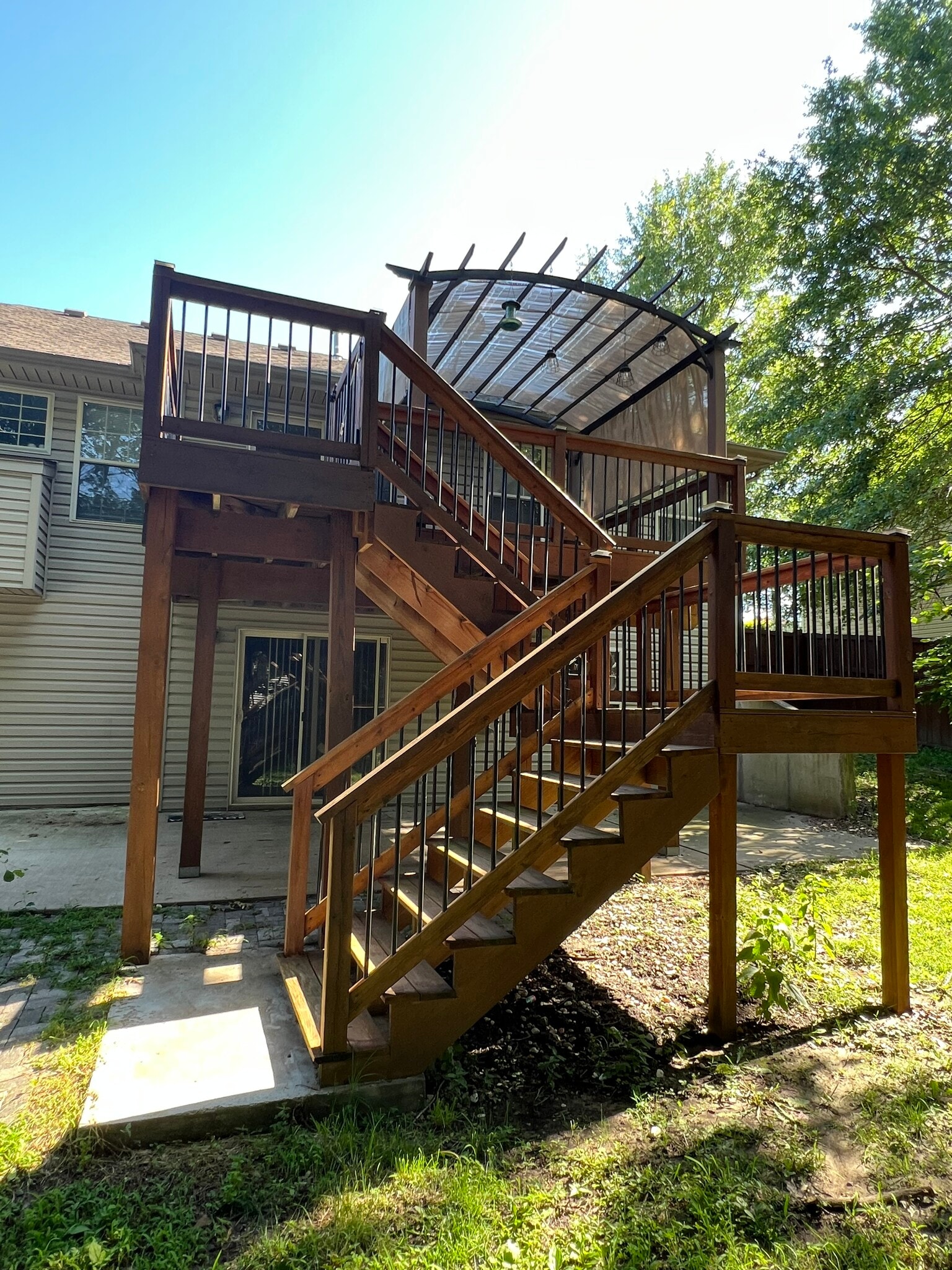 Deck and patio - 4701 Rainbow Trout Dr